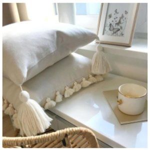 H&M Pillow Cushion Cover with Tassels